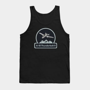 American A-10 Warthog Jet Aircraft Tank Top